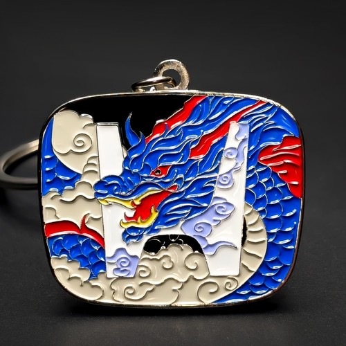 Honda jdm badge keychain metal - keychain,
