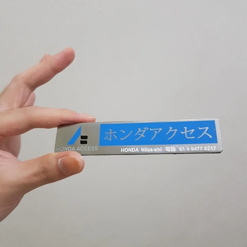 Honda access metal emblem - honda,