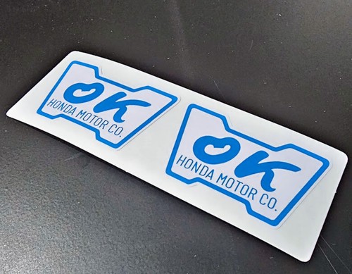 Honda inspection decals - ok,
