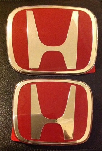 Honda red jdm emblems - honda, h